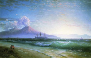  Naples Painting - the bay of naples early in the morning Ivan Aivazovsky